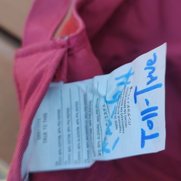 Volcom Stone Tech Delta Hat Red Cap Embroidered Blue Volcom Logo - Picture 12 of 13